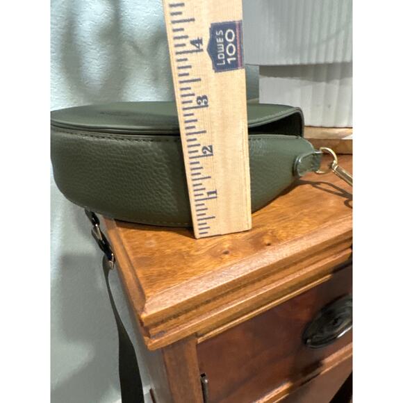 Kedzie Luna Crossbody Bag Shoulder Purse with Removable Strap, Olive Green - Picture 10 of 13